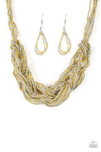 Load image into Gallery viewer, City Catwalk Gold Seed Bead Necklace