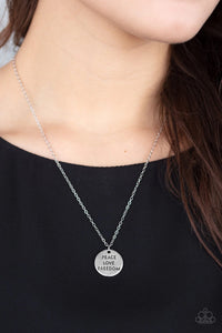 Freedom Isn’t Free Silver Necklace