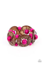 Load image into Gallery viewer, Island Adventure Pink Wood Bracelet