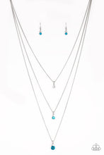 Load image into Gallery viewer, Crystal Chic Blue Necklace