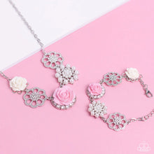 Load image into Gallery viewer, Tea Party Favors Pink Necklace