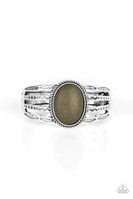 Load image into Gallery viewer, Desert Glyphs Green Hinged Bracelet