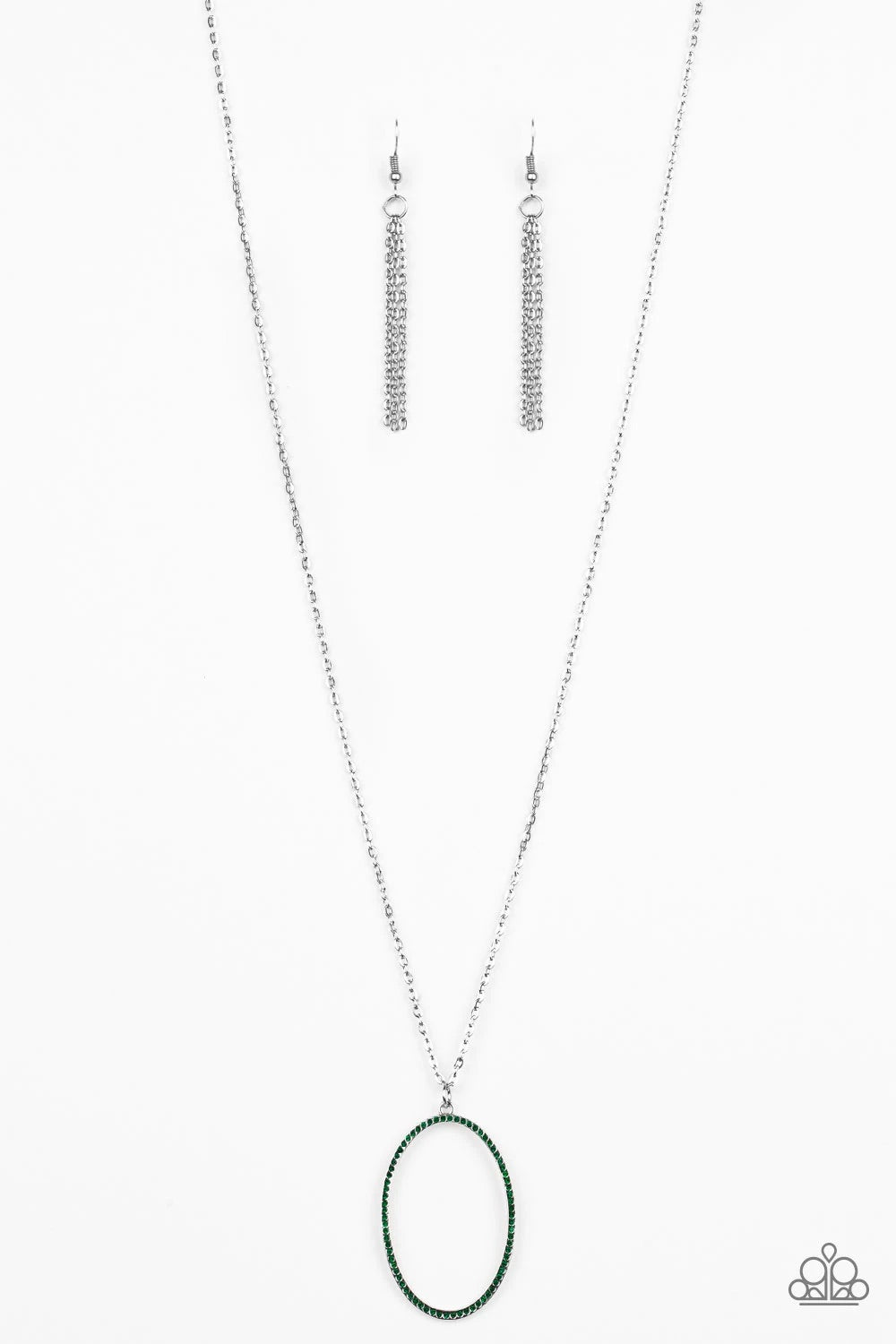 A Dazzling Distraction Green Necklace