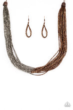 Load image into Gallery viewer, Flashy Fashion Copper Seed Bead Necklace
