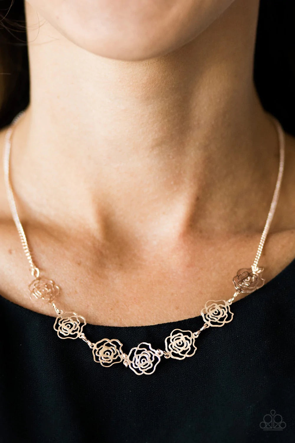 A Rare Rose Gold Necklace