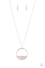 Load image into Gallery viewer, Bet Your Bottom Dollar Rose Gold Necklace