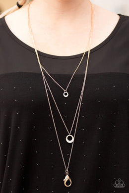 Grandiose Glamour Gold Lanyard