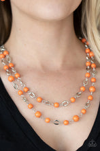 Load image into Gallery viewer, Essentially Earthy Orange Necklace