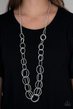 Load image into Gallery viewer, Elegantly Ensnared Silver Necklace