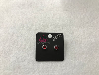 Starlet Shimmer Red Gem In White Frame #559