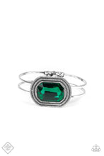 Load image into Gallery viewer, Heirloom Highness Green Hinged Bracelet