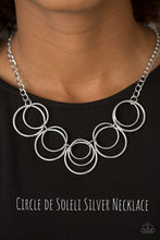 Load image into Gallery viewer, Circle du Soleli Silver Necklace