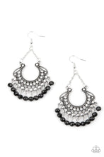 Load image into Gallery viewer, Glow Down in Flames Black Earrings