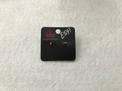 Starlet Shimmer Small Gem Pink Earrings #541