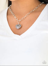 Load image into Gallery viewer, No Love Lost Silver Necklace