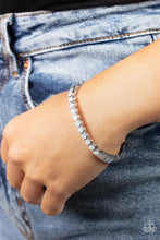 Load image into Gallery viewer, Mystical Masterpiece White Hinged Bracelet