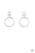 Load image into Gallery viewer, Prismatic Perfection White Post Earrings