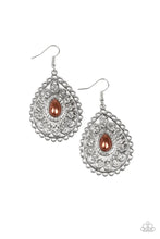 Load image into Gallery viewer, Glamour Grandeur Brown Earrings