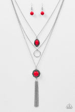 Load image into Gallery viewer, Floral Fanatic Red Necklace
