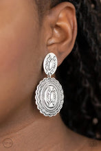 Load image into Gallery viewer, Ageless Artifact Silver Clip On Earrings
