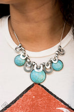 Load image into Gallery viewer, Elemental Goddess Blue Necklace