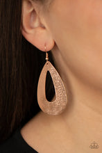 Load image into Gallery viewer, Hand It Oval Rose Gold Earrings