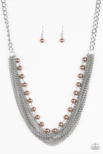Load image into Gallery viewer, Fierce Fashion Brown Necklace