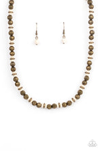 Load image into Gallery viewer, Zen You Least Expected It Brass Necklace