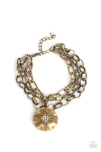 Load image into Gallery viewer, True North Twinkle Brass Bracelet