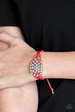 Load image into Gallery viewer, Without Skipping A Bead Red Urban Bracelet