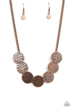 Load image into Gallery viewer, Flip A Coin Copper Necklace
