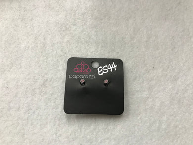 Starlet Shimmer Gems in Frame Pink Earrings #544