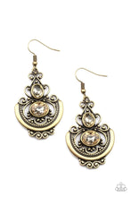 Load image into Gallery viewer, Unlimited Vacation Brass Earrings