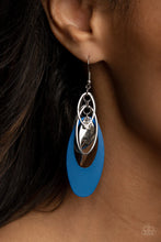 Load image into Gallery viewer, Ambitious Allure Blue Earrings
