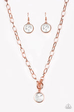 Load image into Gallery viewer, She Sparkles On Copper Necklace