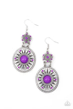Load image into Gallery viewer, Temple of the Sun Purple Earrings