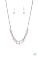 Load image into Gallery viewer, Dew a Double Take Purple Necklace