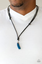 Load image into Gallery viewer, Am I Meteorite Blue Urban Necklace