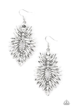 Load image into Gallery viewer, Turn Up the Luxe White Earrings