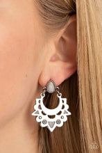 Load image into Gallery viewer, Earthy Zeal White Post Earrings