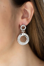 Load image into Gallery viewer, Modern Motivation White Earrings