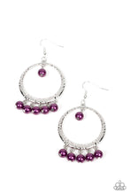 Load image into Gallery viewer, Luscious Luxury Purple Earrings