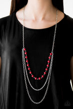 Load image into Gallery viewer, Right on the Money Red Necklace