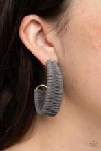Load image into Gallery viewer, Rural Guru Silver Hoop Earrings