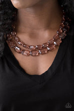 Load image into Gallery viewer, Ice Bank Copper Acrylic Necklace