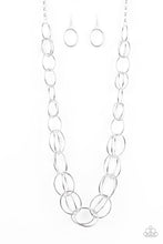 Load image into Gallery viewer, Elegantly Ensnared Silver Necklace
