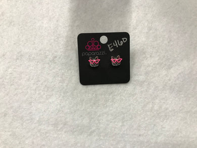 Starlet Shimmer Cat w/Sunglasses Earrings #460