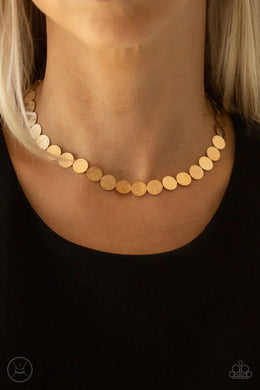 Spot Checker Gold Choker
