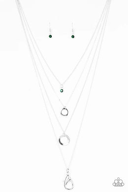 All About Elegance Green Lanyard