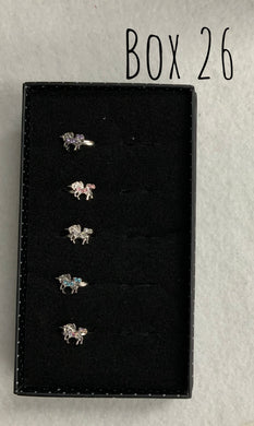 Starlet Shimmer Blingy Unicorns Rings Box 26
